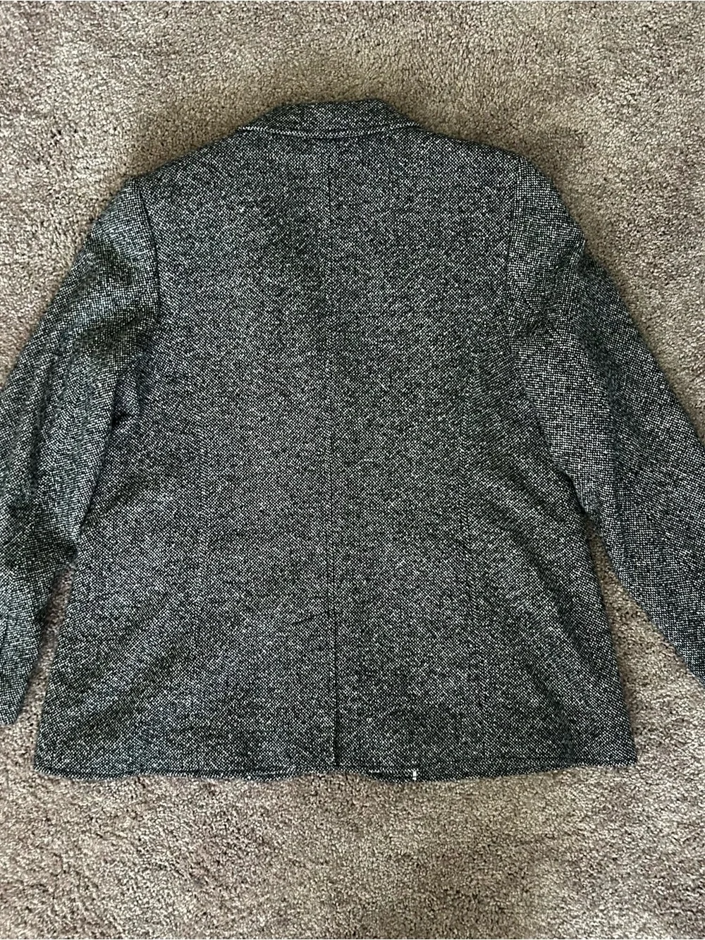 VTG LL Bean Womens SZ 20 Wool Cashmere Blend Tweed 3-Button Blazer Jacket USA